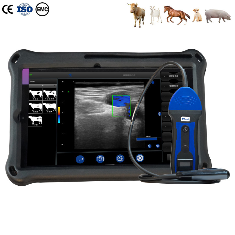 BXL-S200 Wireless Ultrasound Cows Horses Donkeys Rectal Probe HD Imaging Solution